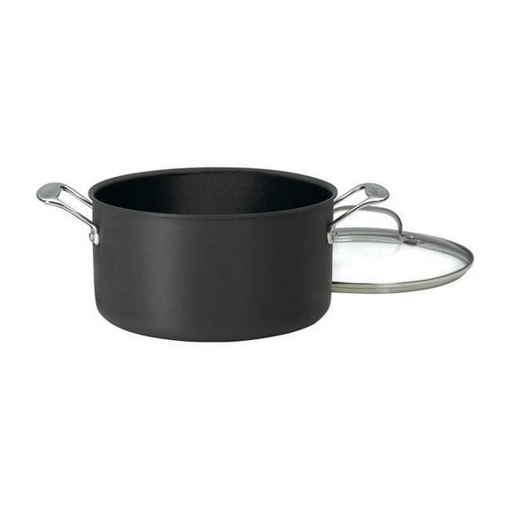 Cuisinart 6243869 6 qt. Chefs Classic Stainless Steel Stock Pot, Black