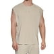 thumbnail image 1 of pstuiky Camisetas sin mangas para hombre, Camiseta deportiva sin mangas de cuello redondo, informal, de secado rápido, con botones y elástico, de color liso, para hombre Chaleco para hombre m, 1 of 5