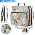 thumbnail image 2 of FORMRS Zipper Binder with Shoulder Strap 2-inch Ring 500 Sheet Capacity File Bag, Whimsical Rose, 2 of 5