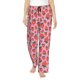 thumbnail image 1 of Fotbe Cartoon Strawberry Pantalones de Pijama para Mujer, Pantalones de Dormir, Pantalones Pj con Cordón y Bolsillos-Large, 1 of 6