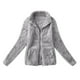 thumbnail image 2 of Puntoco moda mujer cálido Faux abrigo chaqueta invierno cremallera sólido Casual con capucha prendas de vestir exteriores Puntoco Puntoco-296, 2 of 6