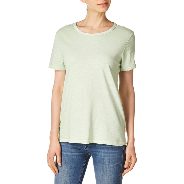 Lucky Brand - Playera clásica para Mujer, Seafoam, Large