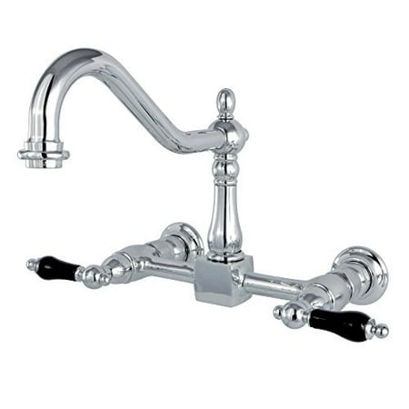 Kingston Brass Kingston Brass KS1241PKL Wall Mount 8" Centerset Kitchen Faucet, CP
