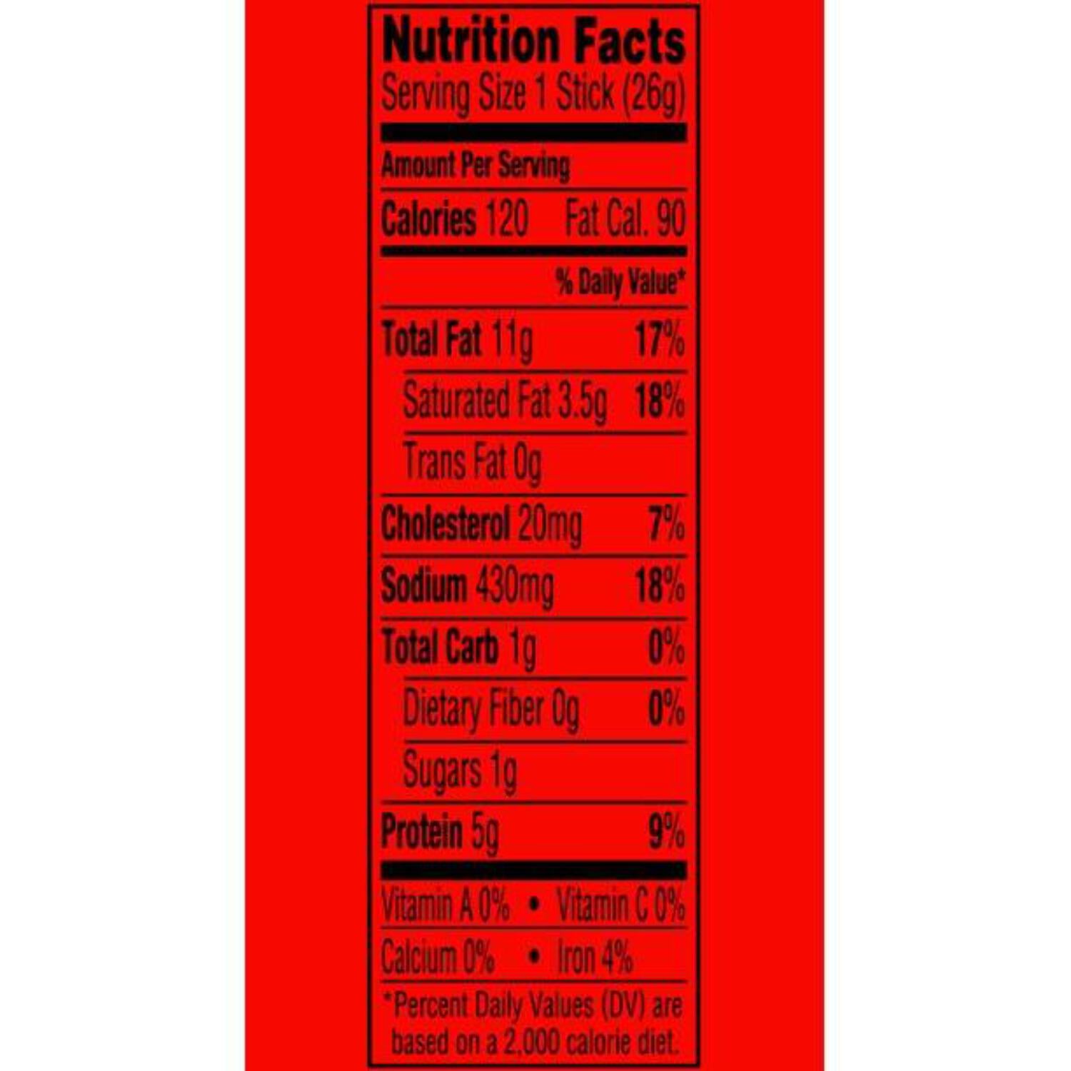 Jack Link's Original Beef Stick 1.84 oz Pegged
