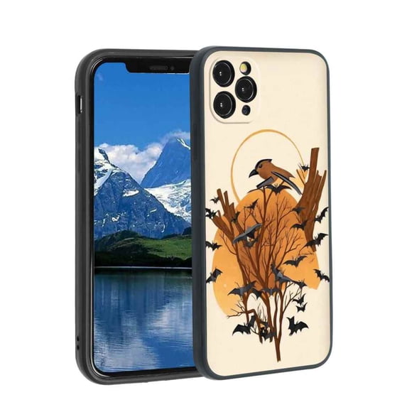 Compatible with iPhone 11 Pro Phone Case, bat-birds9 Case Silicone Protective for Teen Girl Boy Case for iPhone 11 Pro