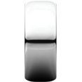 thumbnail image 3 of 8mm Half Round Band in 14k White Gold - Size 12.5, 3 of 9