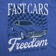 thumbnail image 2 of Mens Funny T Shirts Fast Cars and Freedom Sarcastic Patriotic Graphic Novelty Tee for Men Graphic Tees, 2 of 9