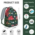 thumbnail image 6 of Peony and Butterfly Floral Backpack - Lightweight Student Backpack for College, 6 of 6