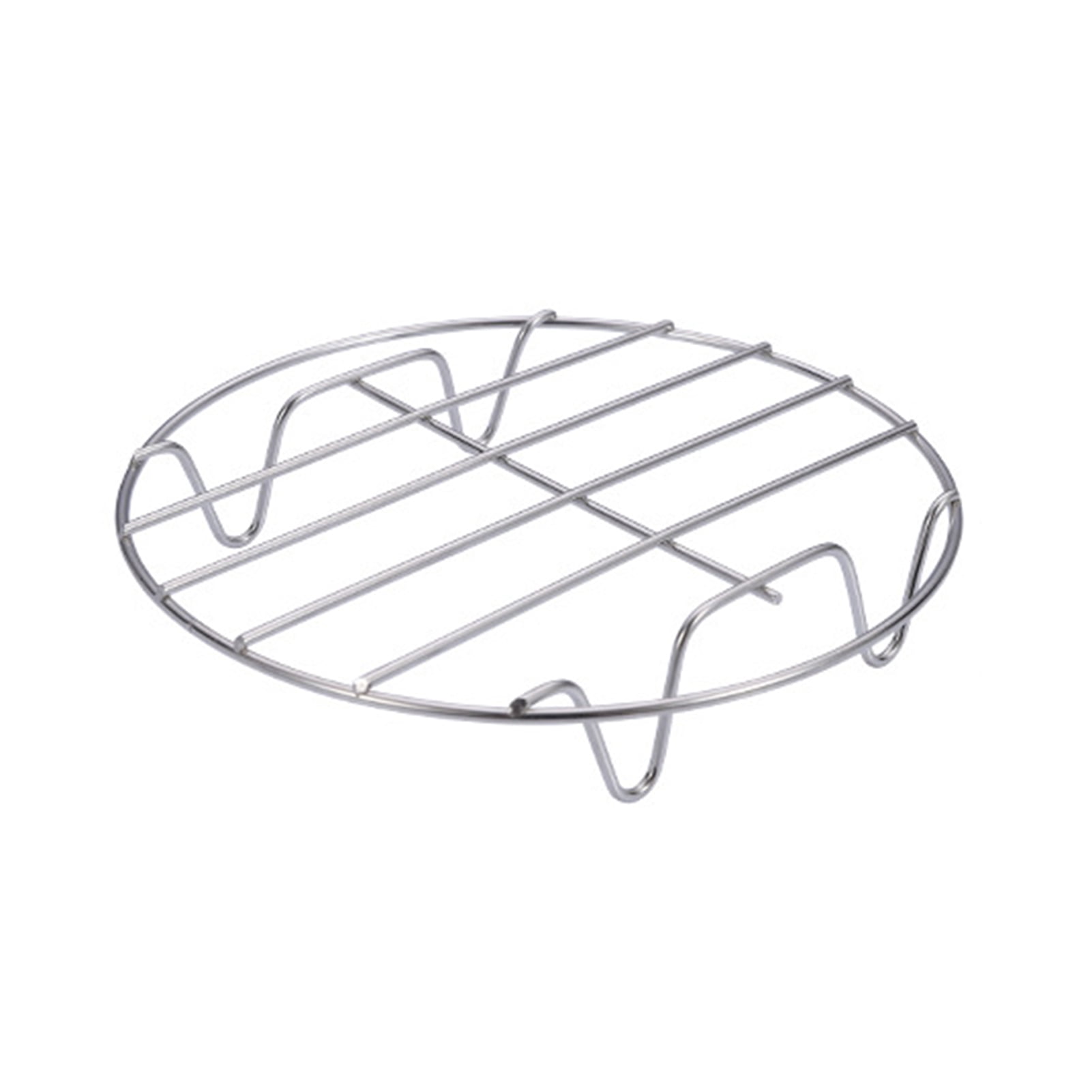 Mightlink Stainless Steel Steaming Rack Multifunctional Cooling Rack Round FourLegged Steaming