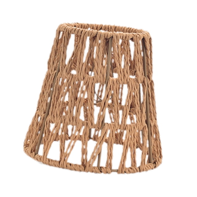 Pantalla de lámpara tejida Pantalla de lámpara tejida a mano para lámpara de pie Apliques de pared Lámparas de mesa Flor
