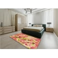 thumbnail image 5 of Ahgly Company Machine Washable Indoor Rectangle Transitional Yellow Orange Area Rugs, 7' x 10', 5 of 7