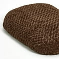thumbnail image 3 of Brown 2' x 3' Lux Faux Fur Oval Pet Bed, 3 of 6