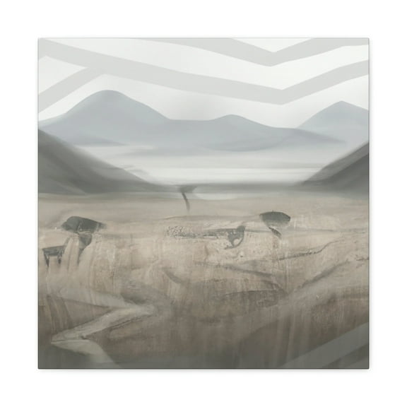 Savannah at Sunset Sky - Canvas