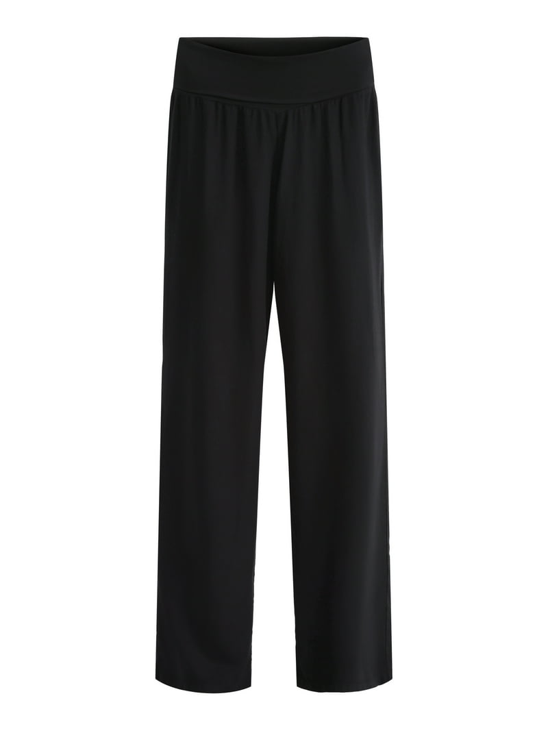 No Boundaries Women's Foldover Beach Pants 29.5 Inch Inseam