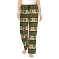 thumbnail image 2 of Lsque Vintage Mexican Print Women's Pajama Pants, Lounge Pant - Comfortable Home Wear,Elastic Waistband, Stylish Design-XX-Large, 2 of 9