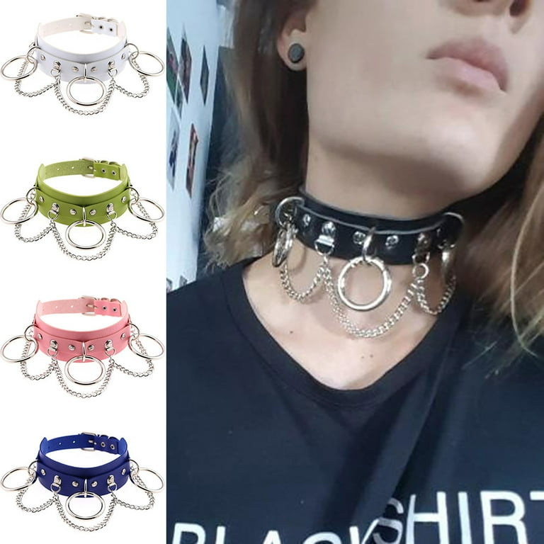 Metal choker collar 2025