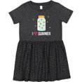 thumbnail image 3 of Inktastic I Love Summer Cute Fireflies Girls Toddler Dress, 3 of 5