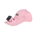 thumbnail image 2 of YAOBAMM Fan Baseball Hat Men Sunhat Strong Wind Cooling Sunshade Letter Embroidery Long Brim Protection Detachable USB or Solar Charging, 2 of 5