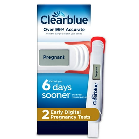 Clearblue Early Digital Pregnancy Test, 2 Tests