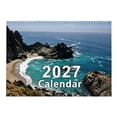 thumbnail image 2 of 2027 Wall Calendar,12-Month from JAN.2027 - DEC.2027 Twin-Wire Binding Blank Block Julian Dates Hanging Loop Holiday Reminder Thick Paper Calendar, 2 of 5
