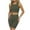 Army Green, variant on SwiftWear Women's Comfy Pajama Set Crop Tank Top & High-Waisted Shorts for Home Lounging - Soft, Stretchy & Stylish, Sleepwear & Loungewear