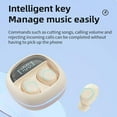 thumbnail image 4 of Micro Wireless Earbuds for Small Ear Canals 8H Playtime Touch Control 50H Charging Case LED Power Display-Black, 4 of 6