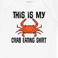 thumbnail image 4 of Inktastic This is My Crab Eating Shirt Boys or Girls Baby Bodysuit, 4 of 5