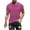 Hot Pink, variant on Rloper-Lop Mens Crewneck T Shirts Casual Stylish Striped Printing Tees Lightweight Short Sleeve Striped Printign Shirts Summer Outdoor Tops Blue 3XL