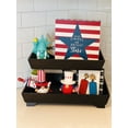 thumbnail image 2 of Madanar Independence Day Resin Gnomes 3-Piece Set for Tiered Tray Shelf Decorations - Statue of Liberty, Sparklers, USA Flag, 2 of 7