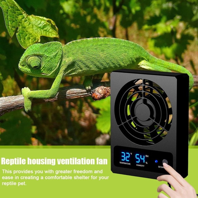 Blarkrus Ventilation Fan For Reptile Enclosure, Dehumidifier For Rainforest