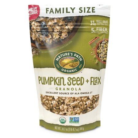 Nature s Path Organic Pumpkin Seed Plus Flax Granola 24.7oz Pouch