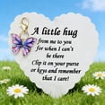 thumbnail image 4 of HuiXinOu Elegant Butterfly Pendant Greeting Card, Warm Message Card Suitable For Women, Gift Card For Lady For Birthday Anniversary Or Thank You, 4 of 6