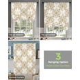 thumbnail image 4 of Delicate Vintage Bohemian Flowers Window Curtain for Living Room Home Decor Blinds Drapes Kitchen Tie-up Short Curtains, 4 of 5
