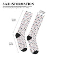 thumbnail image 2 of Lsque Sea Turtle Pattern Sport Compression Socks for Men & Women 15-20 mmHg Knee High Nurse Pregnant Running Medical and Travel Athletic, 2 of 6