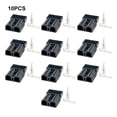 thumbnail image 2 of tredstone Industrial Socket Connector Quick Installation Male Female Docking Socket Suitable For All Kinds Black 10PCS, 2 of 6