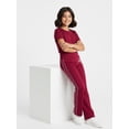 thumbnail image 4 of The Powerpuff Girls x Hello Kitty Girl’s Super Cute Fleece Flared Sweatpants, Sizes 4-16, 4 of 6