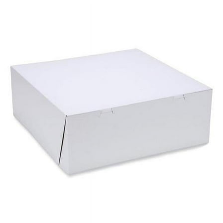 16 x 16 x 6 in. Standard Paper Bakery Boxes White - Pack of 50