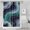 Blue, Green, Gold, variant on Blue Green Gold Marble Pattern Shower Curtain 36"x72" ,Bathroom Decorative Shower Curtains Set with 12 Hooks,Modern Waterproof Washable Shower Curtain