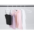 thumbnail image 4 of Unique Bargains Extra Large Plastic Adjustable Shoulder Clothes Hangers 10 Pcs White, 4 of 6