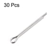 thumbnail image 3 of Uxcell Split Cotter Pin -1.5mm x 16mm 304 Stainless Steel 2-Prongs Silver Tone 30Pcs, 3 of 3