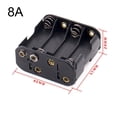 thumbnail image 2 of Shockproof 2/3/4/6/8 Slot LR06 Battery Holder Lightweight 2/3/4/6/8 Slots Container Battery Holder For Camping Equipment, 2 of 6
