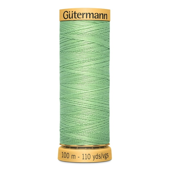 Gutermann 110 Yd Natural Cotton Thread-Green