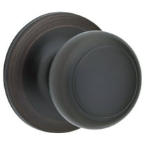 Kwikset Cove Venetian Bronze Steel Passage Door Knob 3 Right or Left Handed