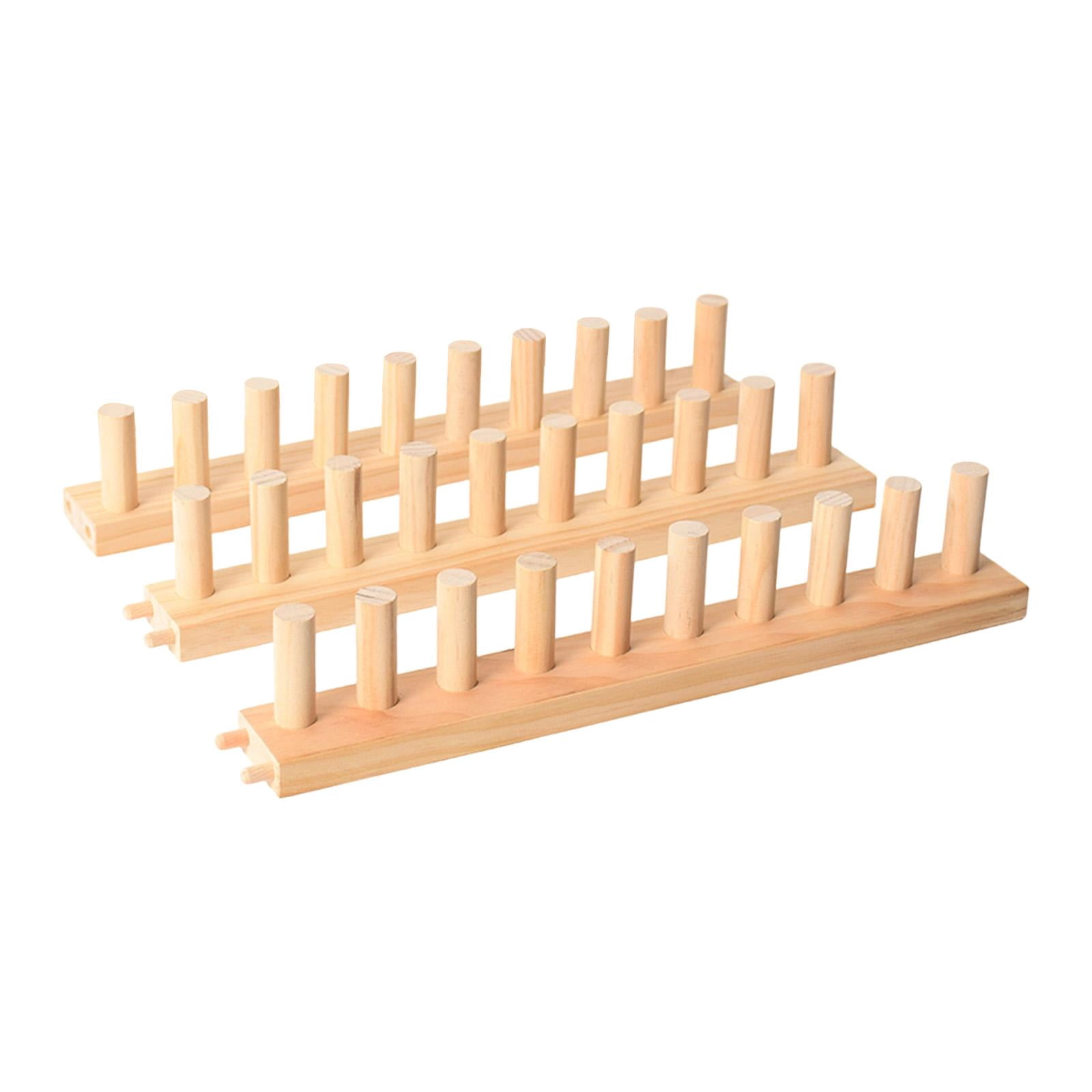 Wxqbjtam 3-Piece Set: Thick Blanket Loom, Hand Knitting Board, Extendable Wooden Loom for