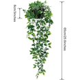 thumbnail image 2 of Plantas Colgantes 1 paquete de plantas colgantes artificiales, plantas en maceta falsas para decoración de pared de estante interior y exterior Fason WMZL-2382, 2 of 7