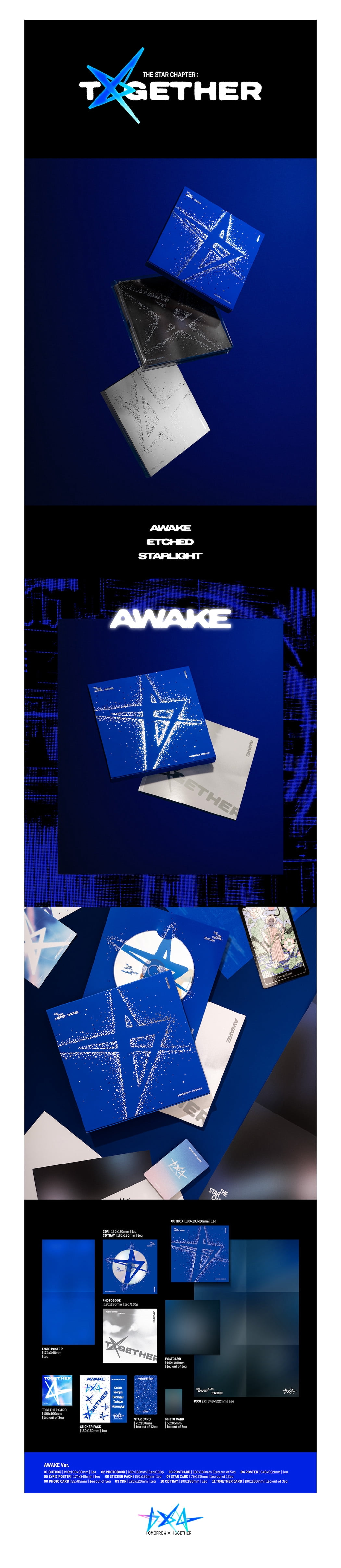 Tomorrow X Together - The Star Chapter: TOGETHER (Awake Ver.) (Walmart Exclusive) -CD
