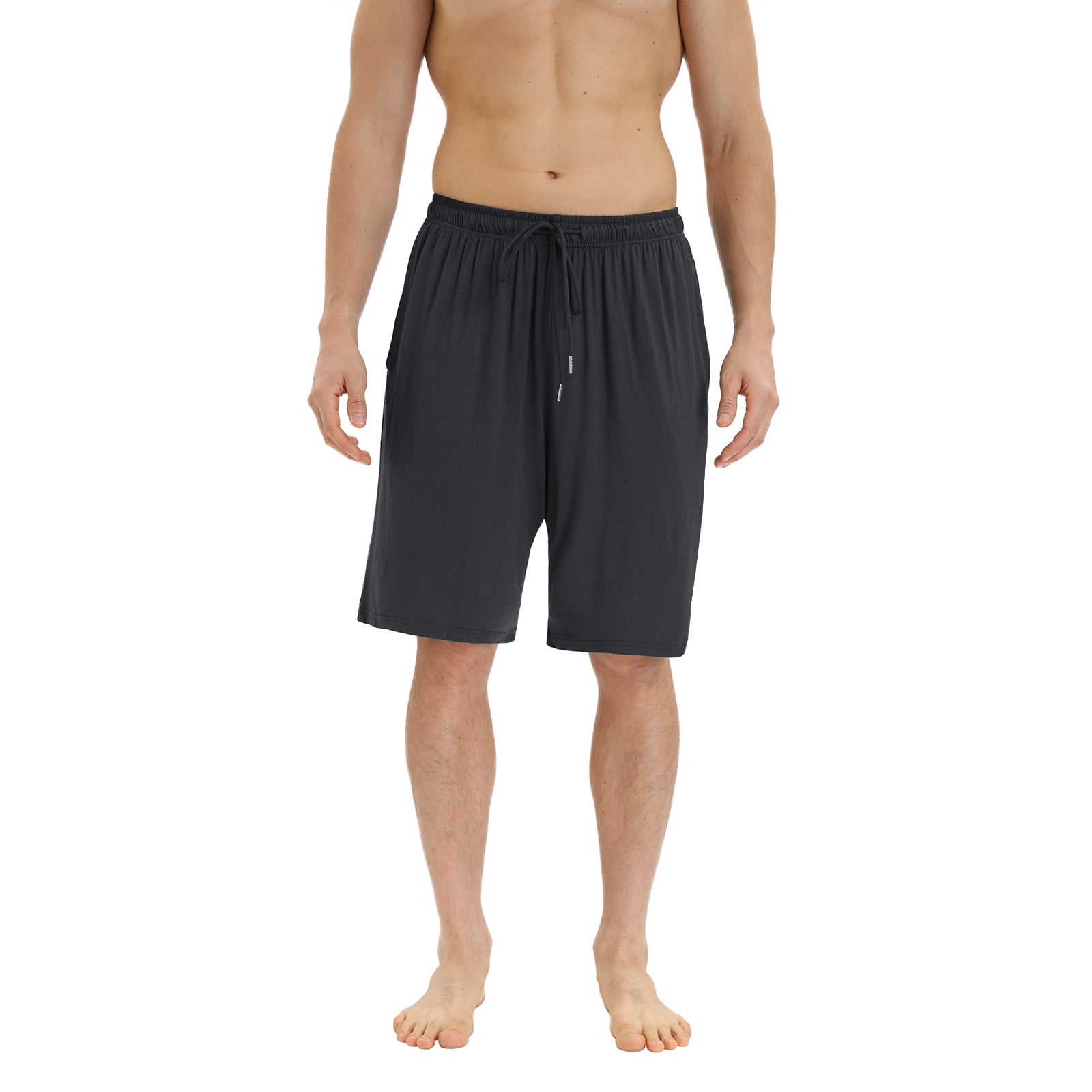 WBQ Mens's Soft Pajama Shorts Modal Stretch Lounge Sleep Pants