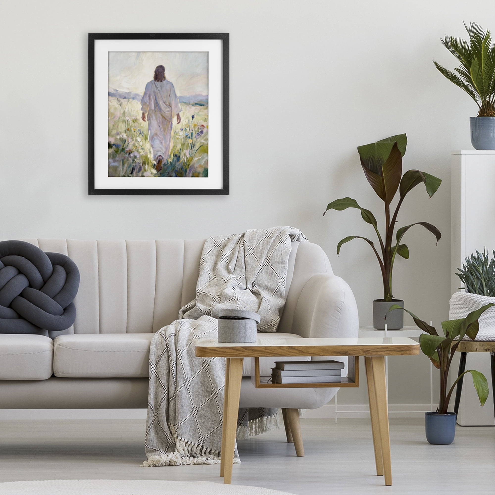 Stupell Industries Wildflower Faithful Follower Black Framed Print Under Glass, design by Kim Allen