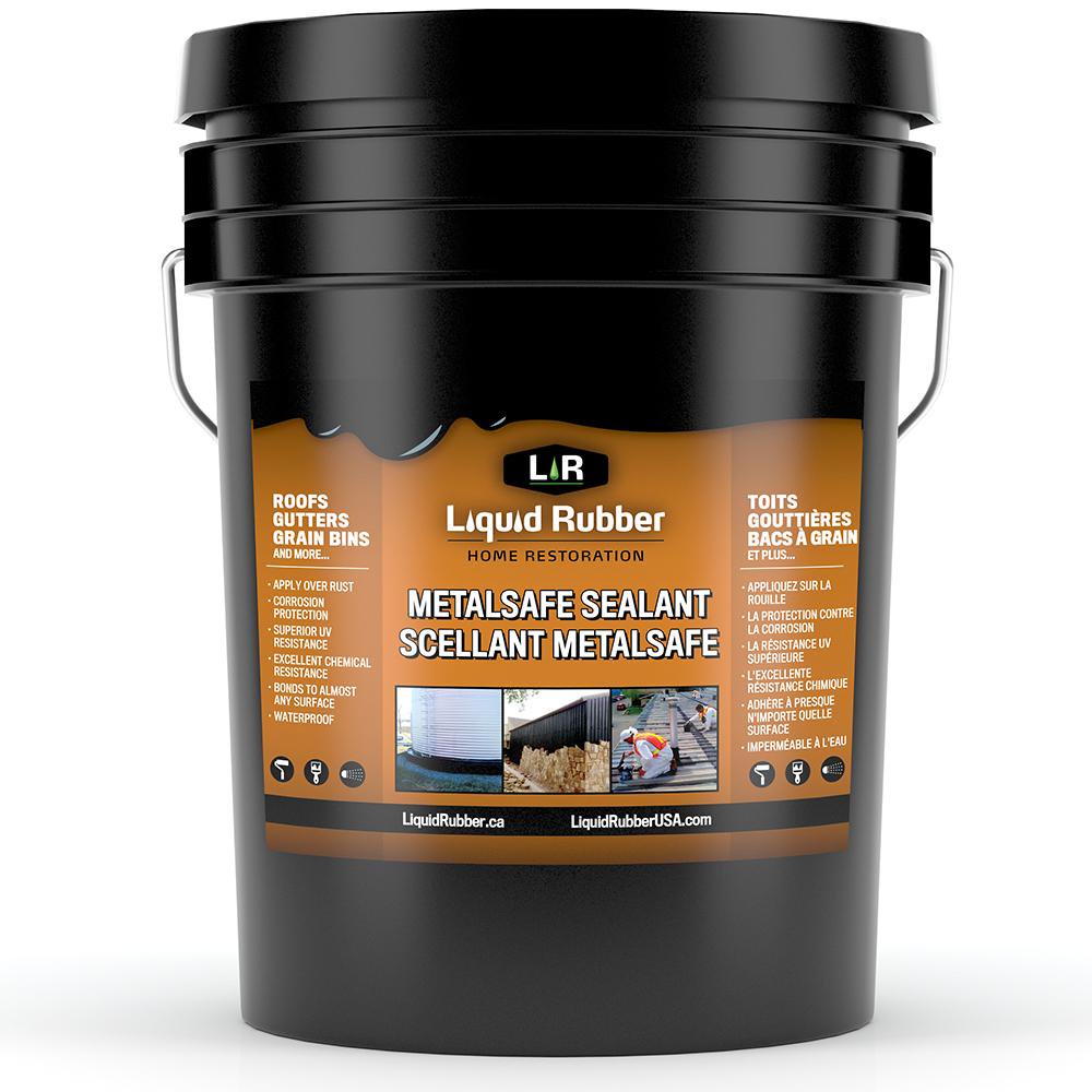 Liquid Rubber MetalSafe Sealant Easy to Apply UV Resistant Indoor