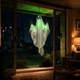 thumbnail image 5 of Halloween Decorations Outdoor Indoor 27.6" Light Up Ghost Decorations with LED Lights Hanging Ghost Halloween Decor for Yard Porch Garden Lawn Party Halloween Ghost Decor, 5 of 7